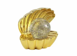 Tafellamp Shell kunststof - goud