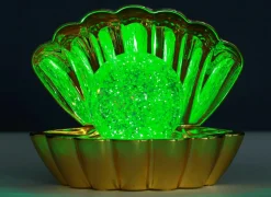 Tafellamp Shell kunststof - goud