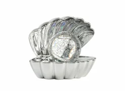 Tafellamp Shell kunststof - zilver