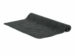 Tafelloper Truman 45x145cm - lederlook - zwart