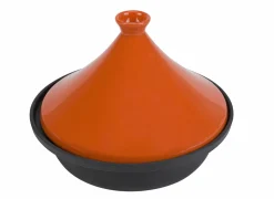 Cosy & Trendy Tajine Ø30cm zwart/oranje