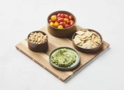 Tapasbord Sharing Ø15x3cm - keramiek - vintage marroon