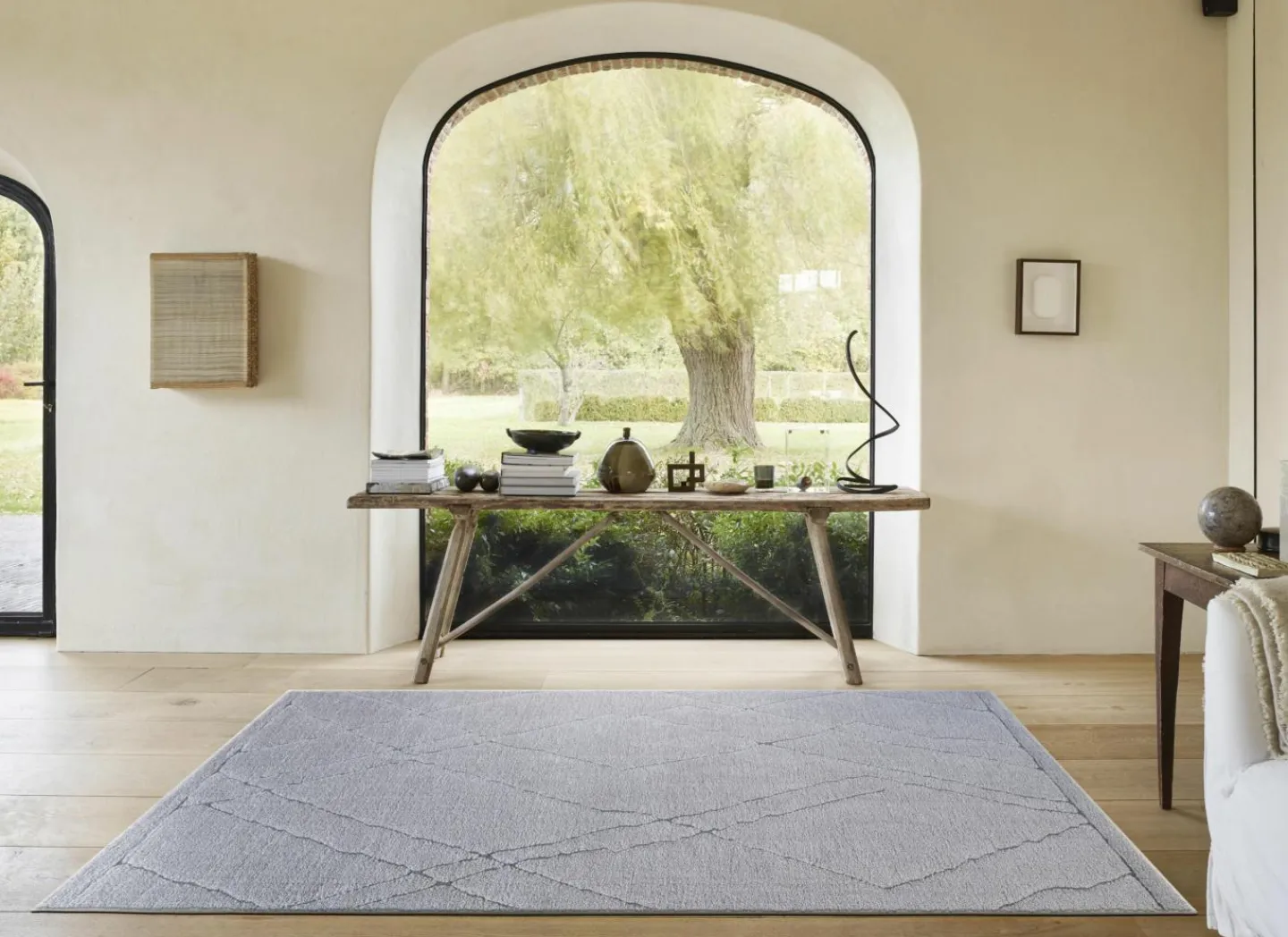 Ragolle Tapijt Madagaskar 160x230cm - polyestervezel - lichtgrijs