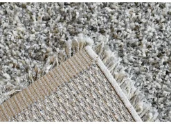 Tapijt Twister 120x170cm - polypropyleen - wit & zilver