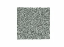 Tapijt Twister 160x160cm - polypropyleen - zilver