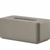 Tissuebox 25,6x14cm - ABS - taupe