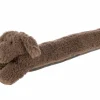 J line Tochtrol Hond  80x15x23cm - polyester - bruin