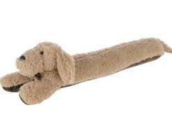 J line Tochtrol Hond 80x15x23cm - polyester - beige