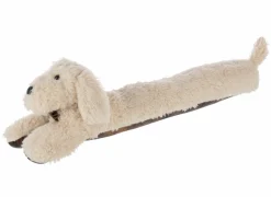 J line Tochtrol Hond 80x15x23cm - polyester - licht beige