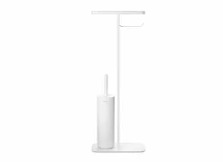 Brabantia Toiletbutler MindSet 12,50x75,50cm - kunststof & staal - mineral fresh white