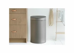 Brabantia Touch Bin 40L grijs