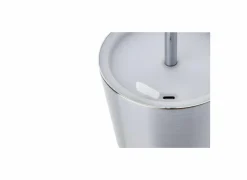 Brilliant Tuinlamp Xaana  Ø11x37cm - metaal - satin nickel