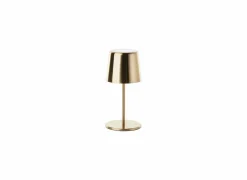 Brilliant Tuinlamp Xaana Ø11xH37cm - metaal - brushed gold