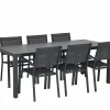 Tuinset Breeze 200x90cm met 6 tuinstoelen Prayer
