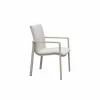 Tuinstoel Cardamom 61x57x85cm - aluminium - greige