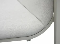 Tuinstoel Cardamom 61x57x85cm - aluminium - greige