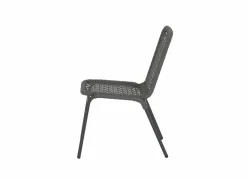 Tuinstoel Hopi 55x61x81cm - artificial rattan - antraciet