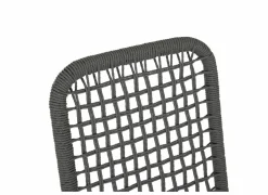 Tuinstoel Hopi 55x61x81cm - artificial rattan - antraciet