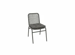 Tuinstoel Hopi 55x61x81cm - artificial rattan - antraciet