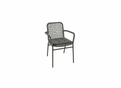Tuinstoel Hopi 55x61x81cm - artificial rattan - antraciet