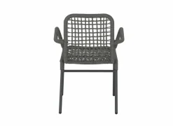 Tuinstoel Hopi 55x61x81cm - artificial rattan - antraciet