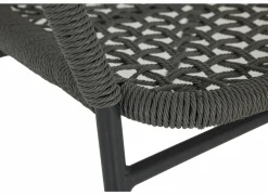 Tuinstoel Hopi 55x61x81cm - artificial rattan - antraciet