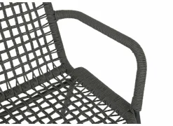 Tuinstoel Hopi 55x61x81cm - artificial rattan - antraciet