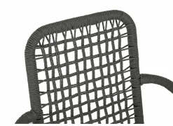 Tuinstoel Hopi 55x61x81cm - artificial rattan - antraciet