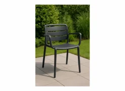 Tuinstoel Matta 60x55x81cm - polypropyleen - antraciet
