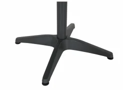 Tuintafel Lush 70x70x72cm - aluminium - antraciet