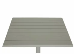Tuintafel Lush 70x70x72cm - aluminium - greige