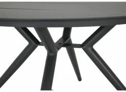 Tuintafel Shore Ø126,5x75cm aluminium antraciet
