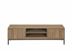 Tv-meubel Aquilano 145cm - acacia massief & decor- naturel