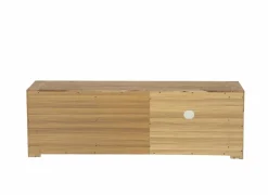 Tv-meubel Carbone 170cm - sheesham massief & fineer & decor - naturel