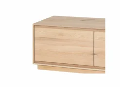 Tv-meubel Caviar 165cm - eik massief & decor - naturel