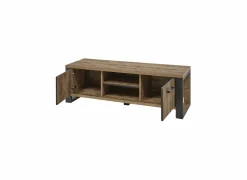 Tv-meubel 157cm - decor - bruin & zwart