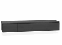 Tv-meubel 241cm - lamulux - zwart