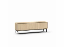 Tv-meubel 215cm - melamine - brushed sand oak nature