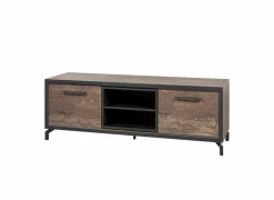 Tv-meubel 184cm - melamine - bruin