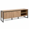 Tv-meubel Denver 160cm - decor - artisanale eik