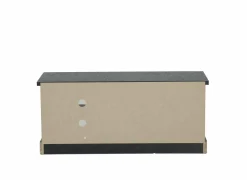 Tv-meubel Etienne 132cm - decor - industriële eik & zwart