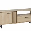 Tv-meubel Faro 164cm - melamine - zand eik