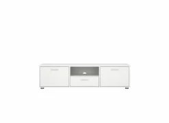 Tv-meubel Media 148cm - decor - wit