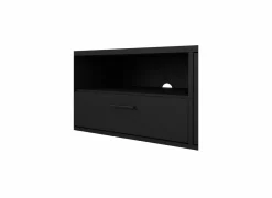 Tv-meubel Media 177cm - melamine - zwart