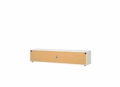 Tv-meubel Media 177cm - melamine - wit
