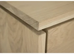 Tv-meubel Nomade 150cm - eik massief & fineer & decor - naturel