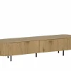 Tv-meubel Sordino 180cm - MDF & metaal - naturel