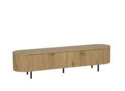Tv-meubel Sordino 180cm - MDF & metaal - naturel