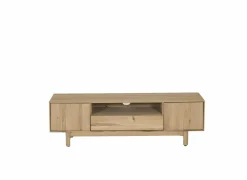 Tv-meubel Summer 150cm - eik massief & decor - naturel