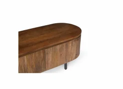 Tv-meubel Velian 150cm - mango massief - bruin